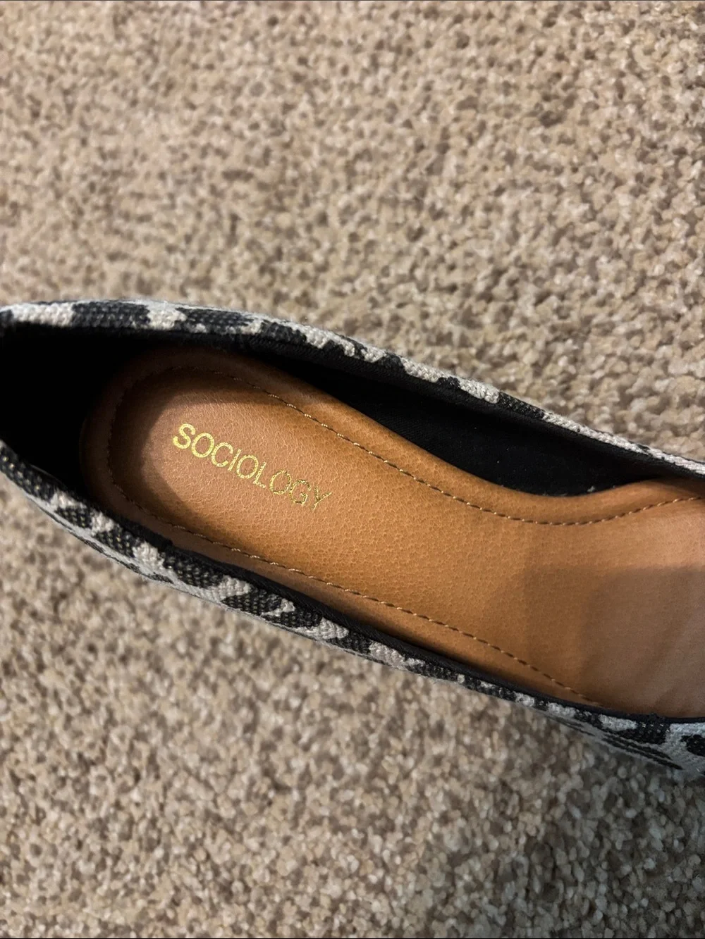 Sociology Women's Leopard-Print Round Toe Wedges 7.5